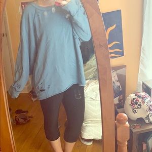 Distressed Aerie Pullover 🖤